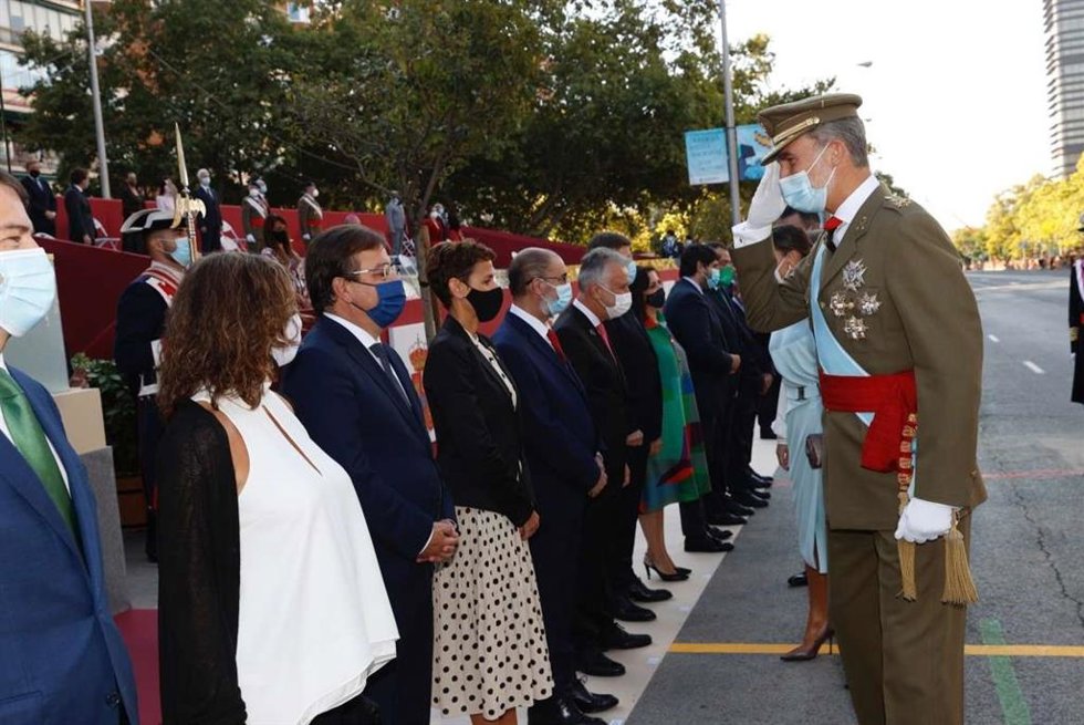 El presidente de la Junta asiste en Madrid a los actos conmemorativos del 12 de octubre
