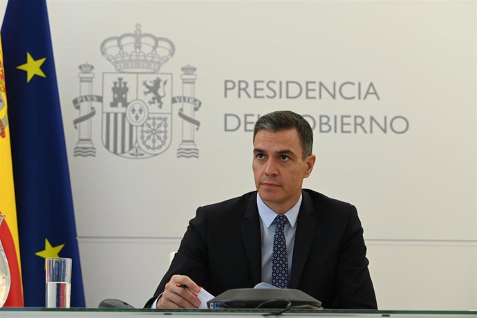 El presidente del Gobierno, Pedro Sánchez