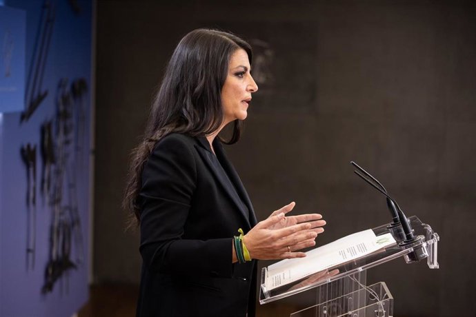 La secretaria general del Grupo de Vox en el Congreso, Macarena Olona, en una imagen de archivo