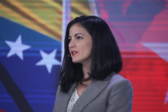 Archivo - La fundadora de la iniciativa Cuba Decide, Rosa María Payá, asiste a la segunda jornada de la Convención Nacional del PP "España en libertad" 