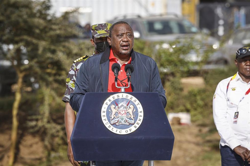 Archivo - El presidente de Kenia, Uhuru Kenyatta