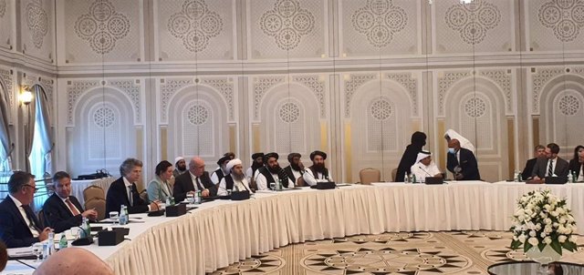 Reunión de los talibán con delegaciones de EEUU, la UE y otros países occidentales.