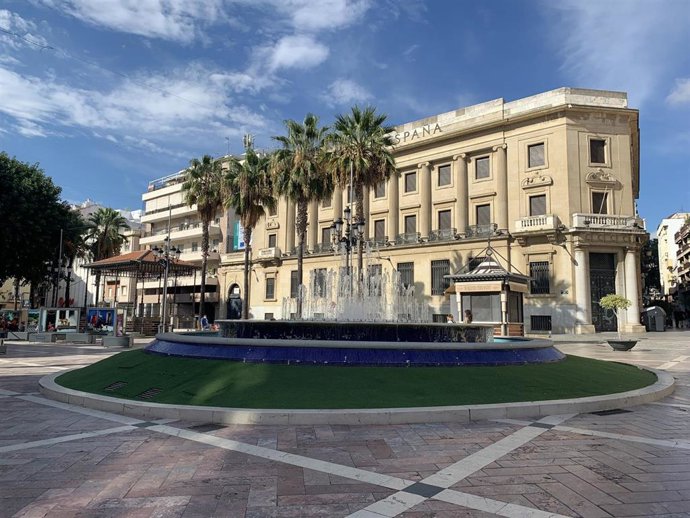 Fuente en la Plaza de Las Monjas