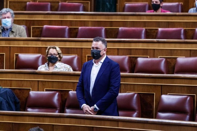 Juan Antonio Delgado en el Congreso.