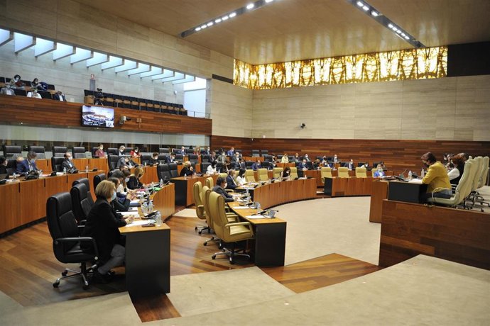 Pleno en la Asamblea de Extremadura