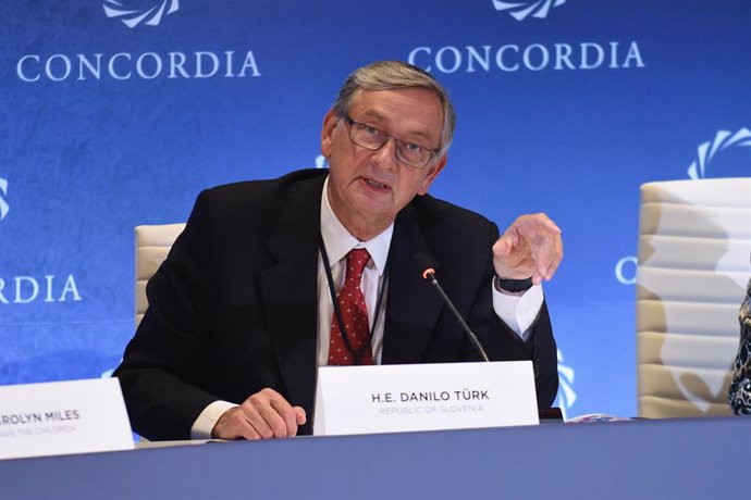 Archivo - Imagen de archivo de Danilo Türk, expresidente de Eslovenia.