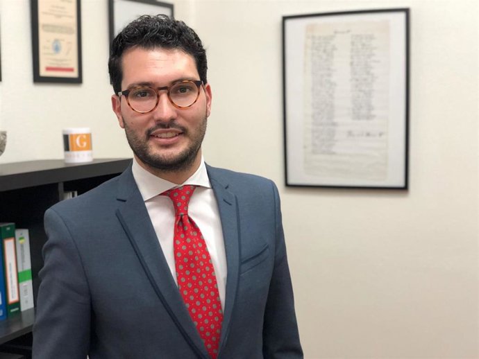 Saúl Núñez, el abogado más joven de Castilla y León.