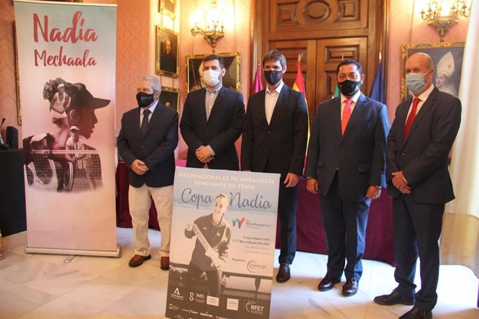 Presentación de la quinta edición de los Internacionales de Andalucía Femenino de Tenis Copa Nadia