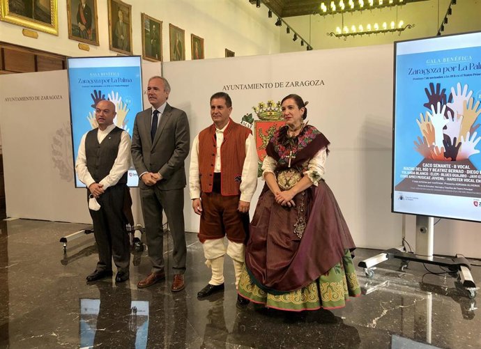 Presentación de la gala benéfica para ayudar a los afectados por la erupción volcánica de la isla de La Palma