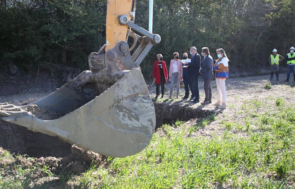 Visita a las obras del Canal.