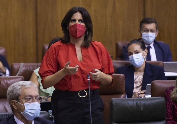 La portavoz del grupo parlamentario socialista, Ángeles Férriz, en una imagen de 16 de septiembre.