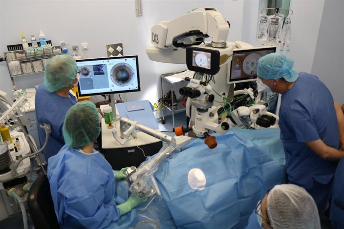 Unidad de Oftalmología del Virgen del Rocío, en Sevilla.