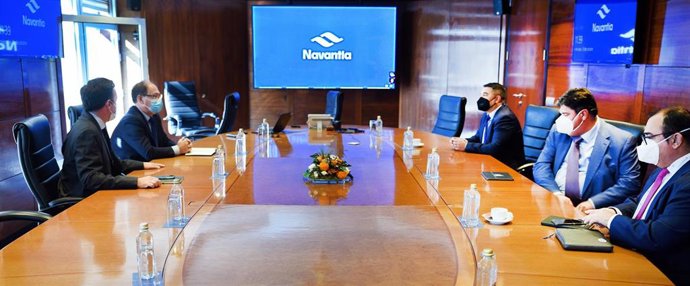 El presidente de Navantia con el presidente de Femca.