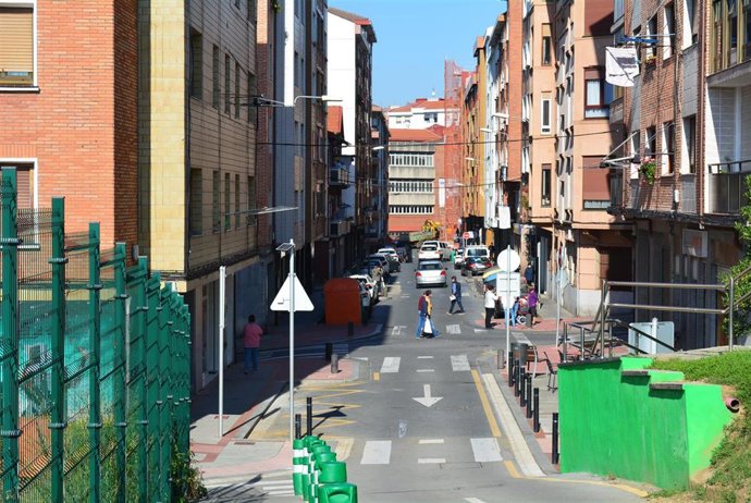 Calle Buenavista de Sestao.