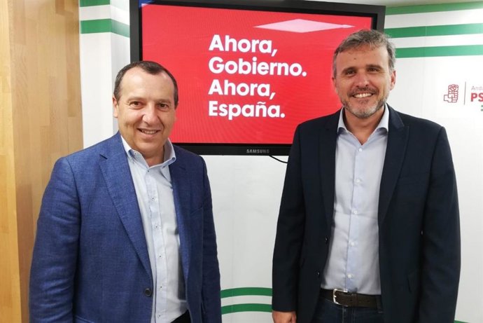 Los socialistas Jose Luis Ruiz Espejo e Ignacio Lopez en una foto de archivo