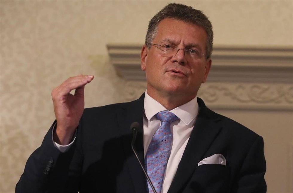 Archivo - El vicepresidente del Ejecutivo de la UE encargado de las relaciones con Reino Unido, Maros Sefcovic.