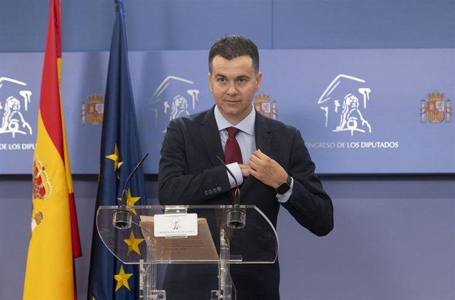 El portavoz del PSOE en el Congreso, Héctor Gómez