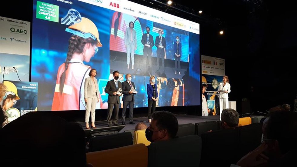 Archivo - Celsa recibe el III Premio Nacional Industria Conectada 4.0 del Gobierno