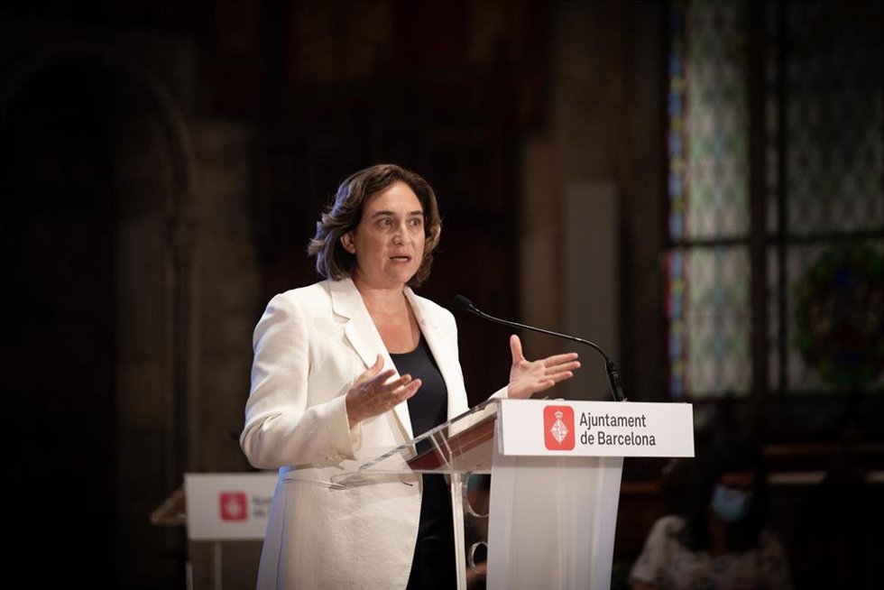 La alcaldesa de Barcelona, Ada Colau