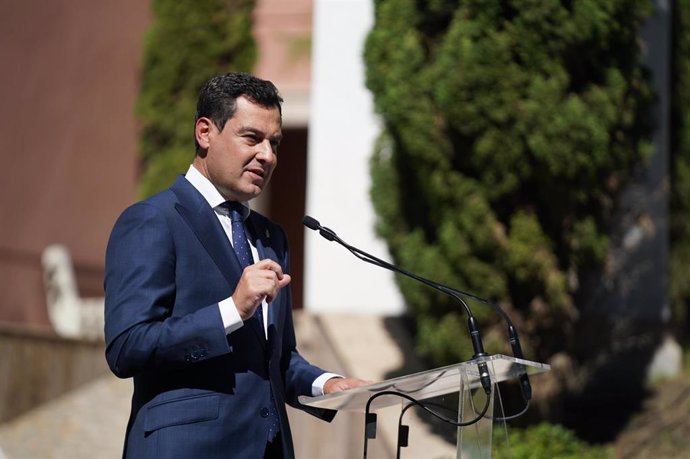 El presidente de la Junta de Andalucía, Juanma Moreno, en una foto de archivo.