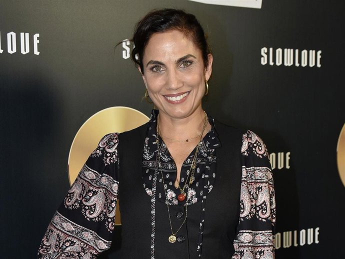 Toni Acosta, en la presentación de la nueva colección de 'Slow Love'