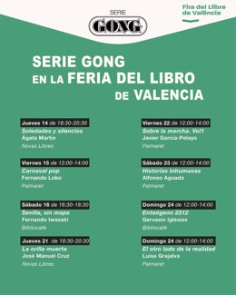 Ocho autores Serie Gong en la Feria del Libro de Valencia