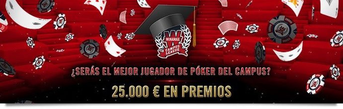 Winamax lanza 'Campus League', la primera competición de póker gratuita para los universitarios españoles.