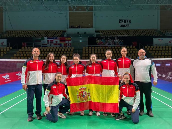 La selección española femenina de bádminton, novena en la Uber Cup 2021 en la mejor posición histórica en la competición