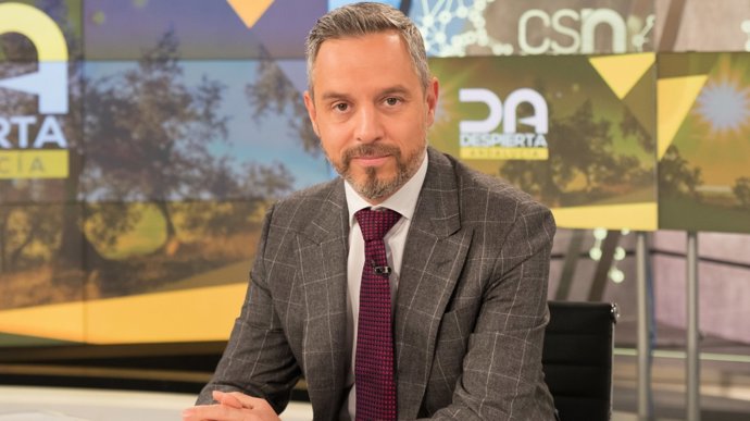 El consejero de Hacienda, Juan Bravo, este jueves en la entrevista con Canal Sur Televisión.