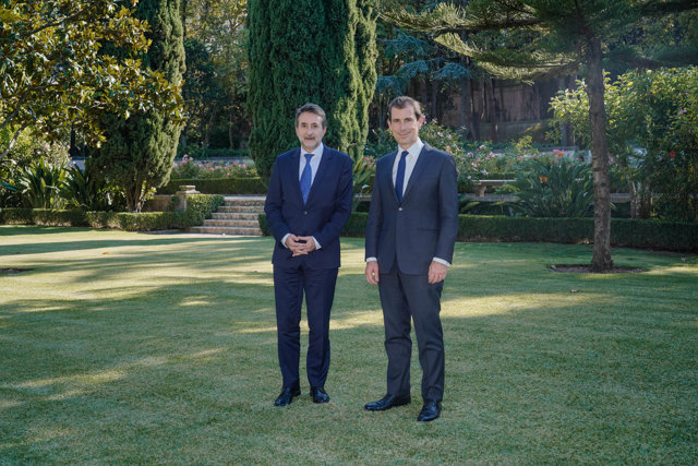 Josu Jon Imaz, consejero delegado de Repsol y Miguel Stilwell d'Andrade, CEO de EDP