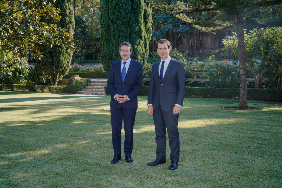Josu Jon Imaz, consejero delegado de Repsol y Miguel Stilwell d'Andrade, CEO de EDP