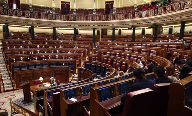 Archivo - Arxiu - Imatge de recurs de l'hemicicle del Congrés dels Diputats
