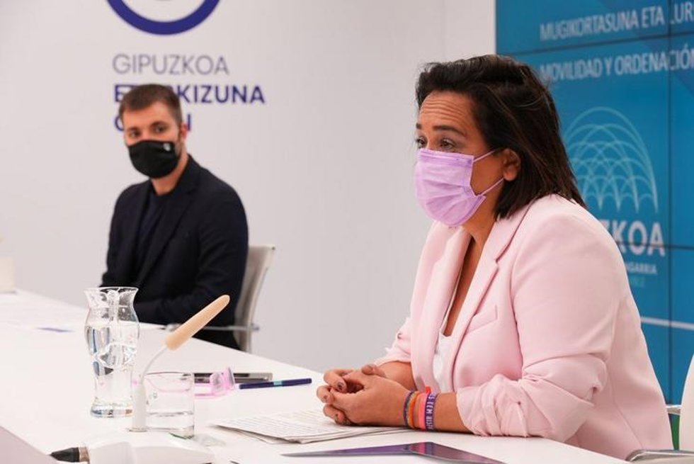 La diputada de Movilidad de Gipuzkoa, Rafaela Romero