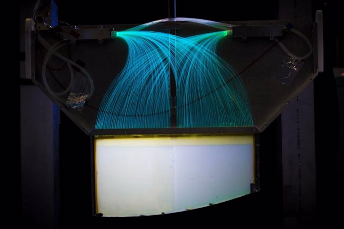 El detector de neutrones ultrafríos de alta eficiencia utilizado en la trampa de la "bañera".