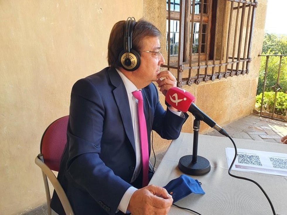 Vara, durante la entrevista.