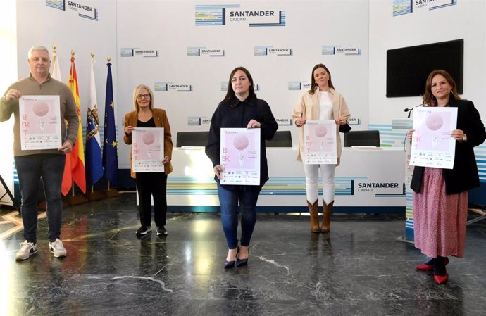 Presentación del partido benéfico del Axa Igualatorio Cantabria en favor de AMUCCAM