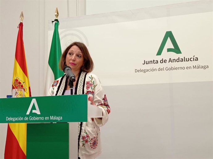 La delegada de la Junta de Andalucía en Málaga, Patricia Navarro.