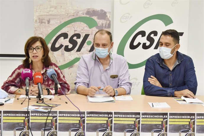 CSIF y CERMI CLM exigen al Gobierno regional el fin de la precariedad laboral que padecen los auxiliares educativos y los técnicos en lengua de signos