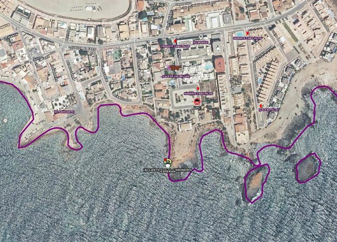 Imagen por satélite del lugar del suceso