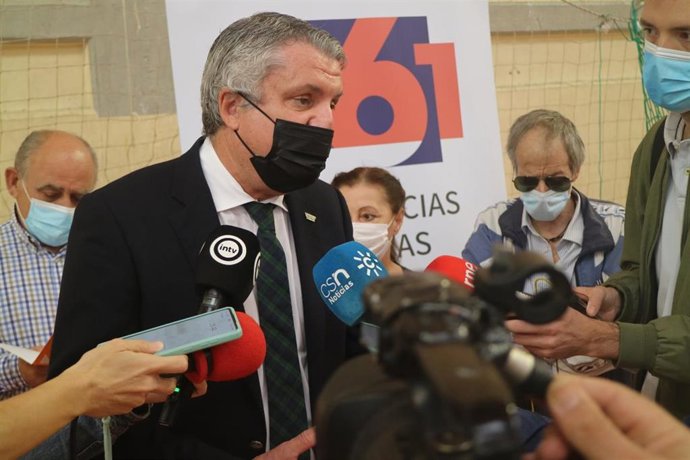 El delegado territorial de Salud y Familias de Almería, Juan de la Cruz Belmonte.