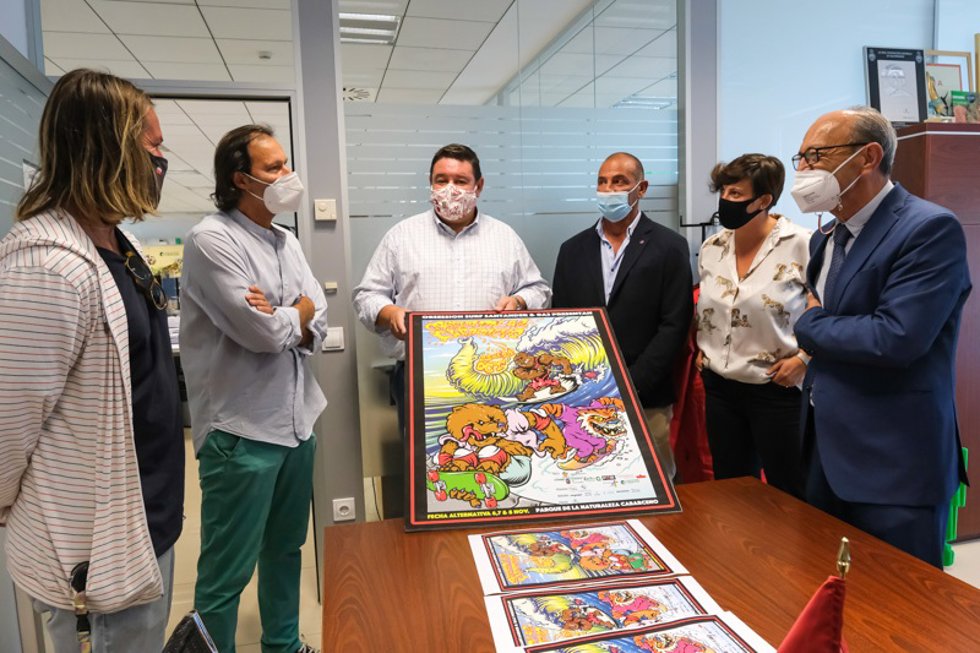 Presentación del cartel de 'Obsession-A2 Cabárceno'.