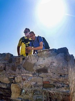 Televisión alemana grabando en la provincia.