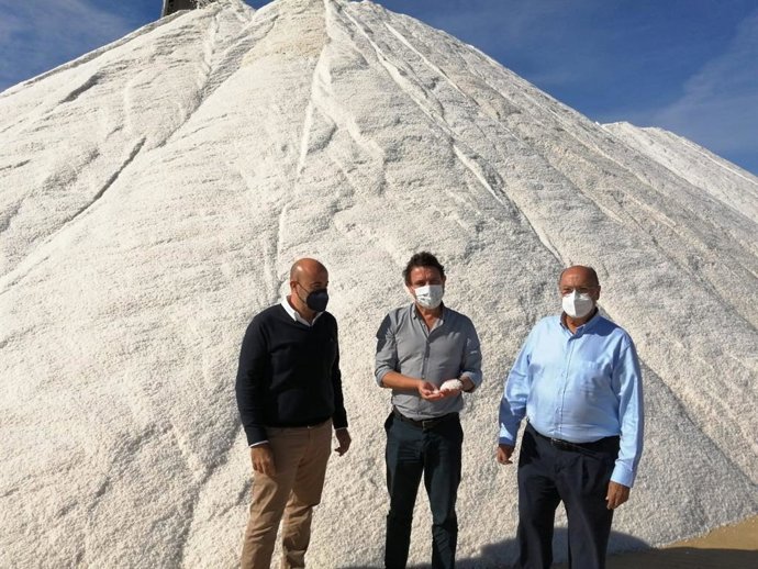 Daniel Sánchez en la salina Marisma de Cetina