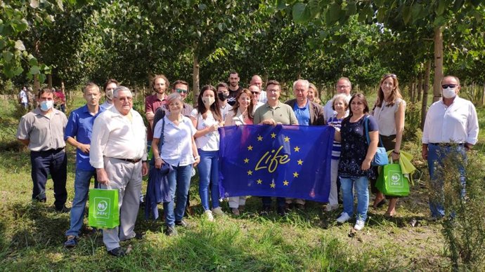 Productores del proyecto Life Wood for Future/Madera para el Futuro