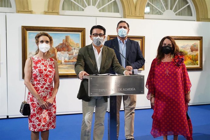 Inauguración de la exposición dedicada al pintor Miguel Cantón Checa