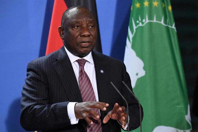 Archivo - El presidente de Sudáfrica, Cyril Ramaphosa