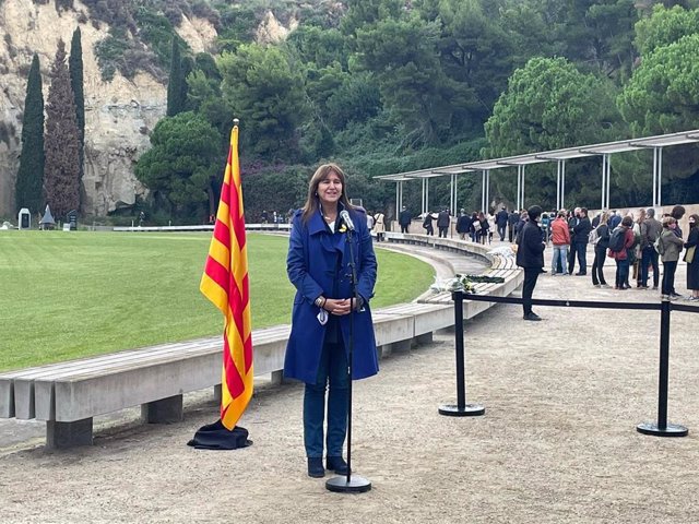 La presidenta del Parlament de Catalunya, Laura Borràs