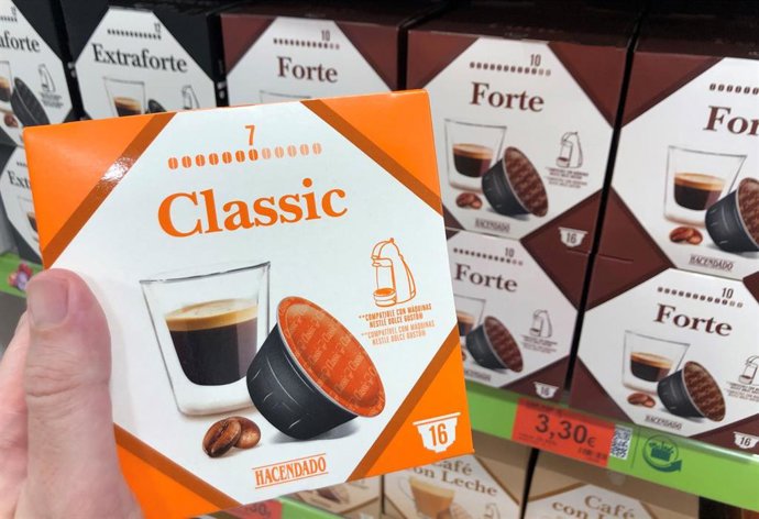 _Las Cápsulas Monodosis De Distintas Variedades, En El Lineal De Mercadona