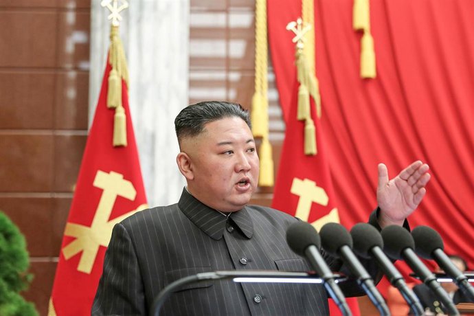 Archivo - Kim Jong Un, lider de Corea del Norte.