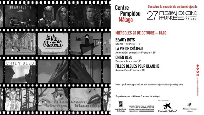 Cartel Centre Pompidou Festival de Cine Francés